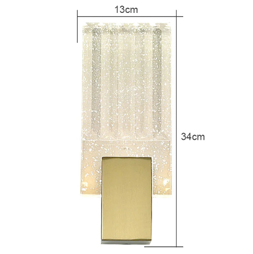 luxury Crystal lum Wall Lamp