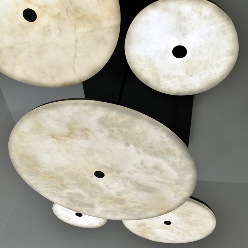 Best Patella Alabaster Pendant Light