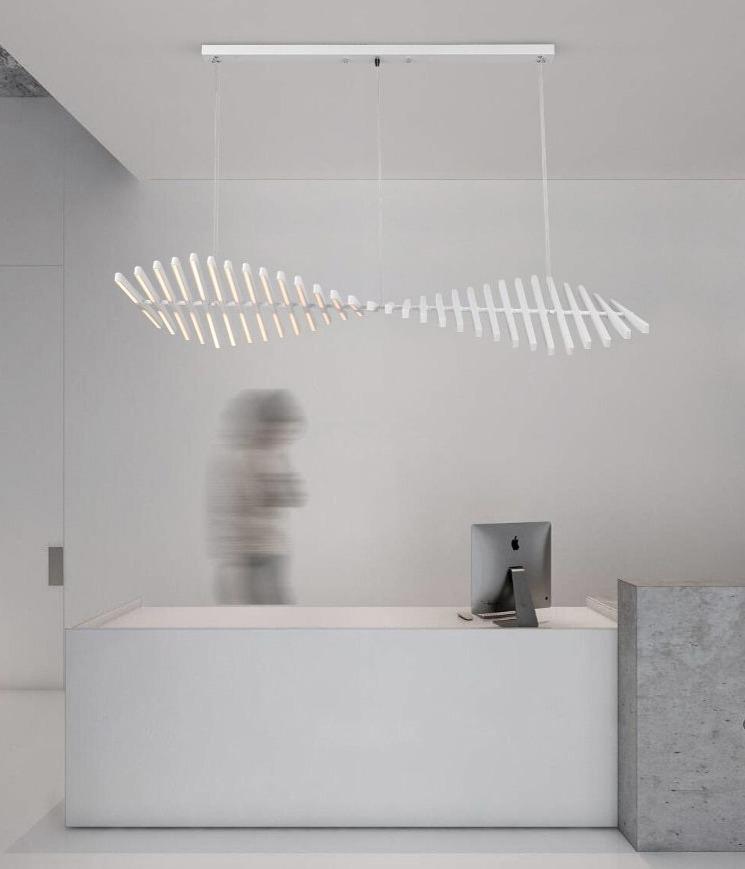 Waves Chandelier Dimmable 