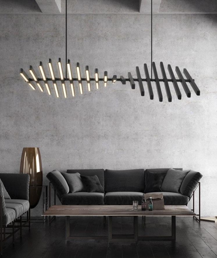 Waves Chandelier Dimmable