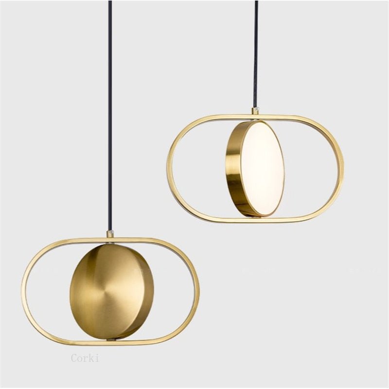 Minimalist Whirl Pendant Light